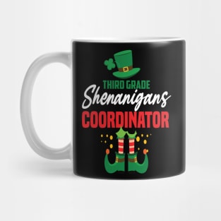 Third grade shenanigans coordinator St patricks day teacher gift Mug